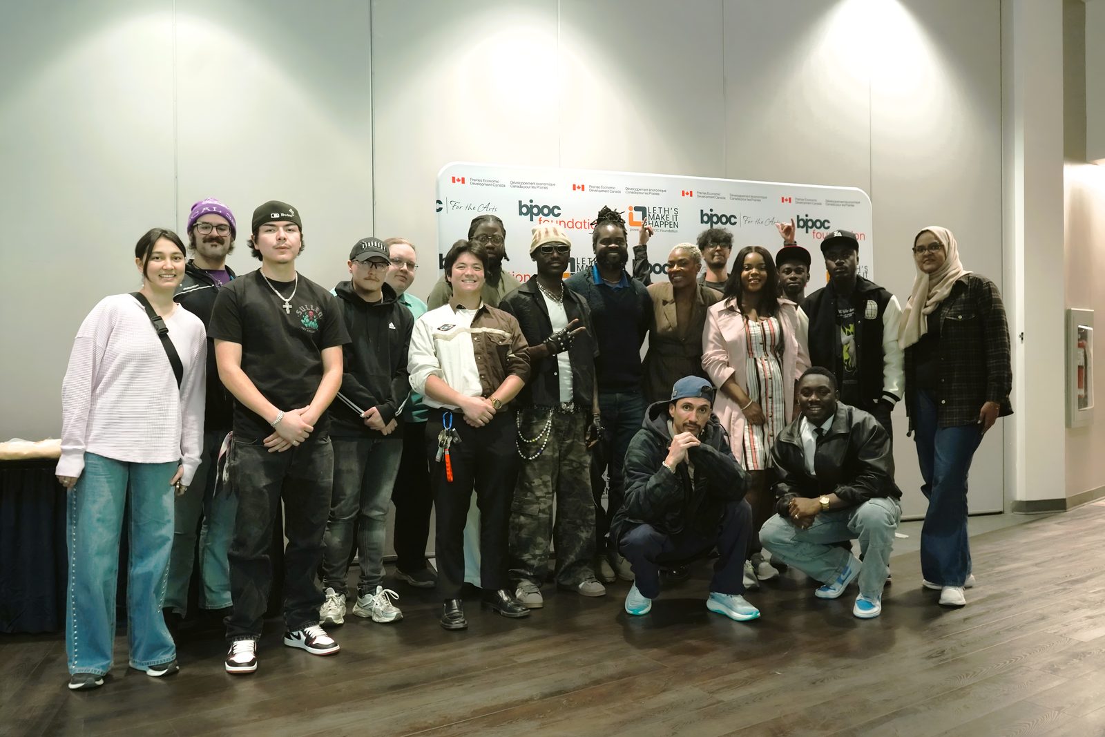 The BIPOC Foundation Media Collective community at the studio